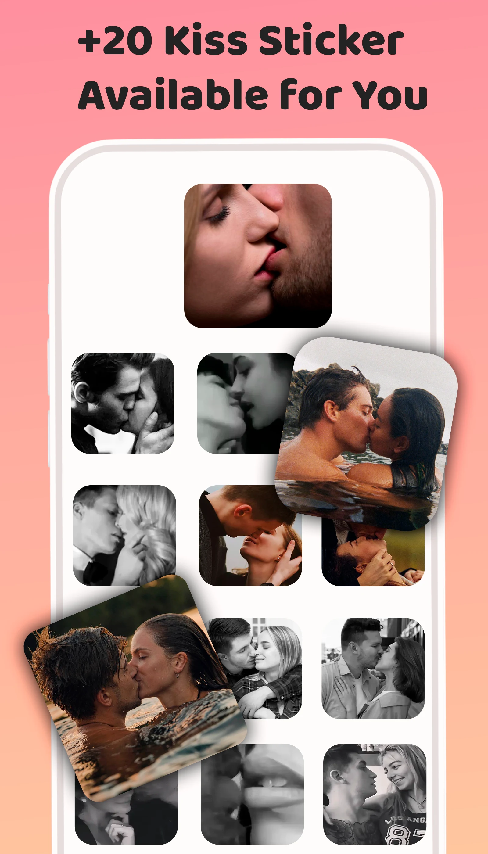 Passionate Kiss Stickers screenshot
